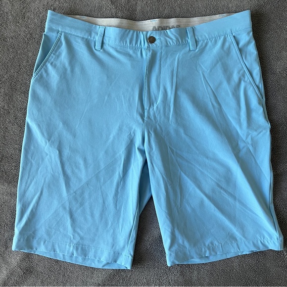 adidas Other - ✨Adidas Men's Sky Blue Flat Front Golf Shorts